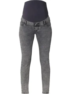 Skinny Umstandsjeans Avi in Grey Denim