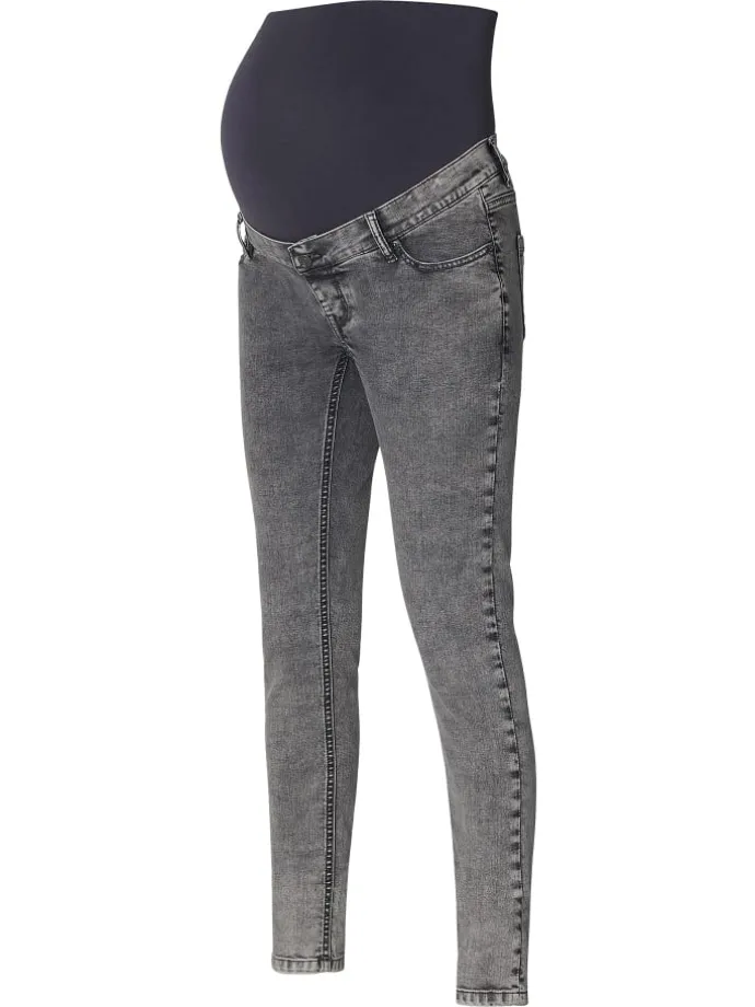 Skinny Umstandsjeans Avi in Grey Denim