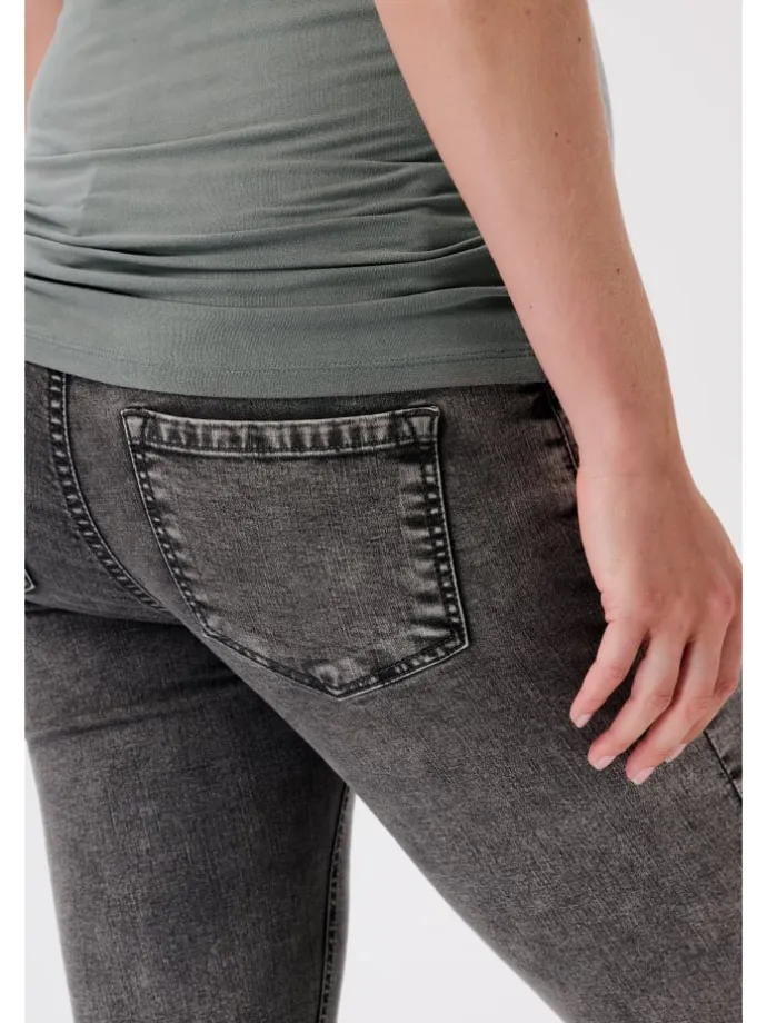 Skinny Umstandsjeans Avi in Grey Denim