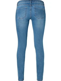 Skinny Umstandsjeans Avi in Mid Blue Denim