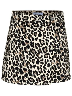 Skort in Beige/ Schwarz