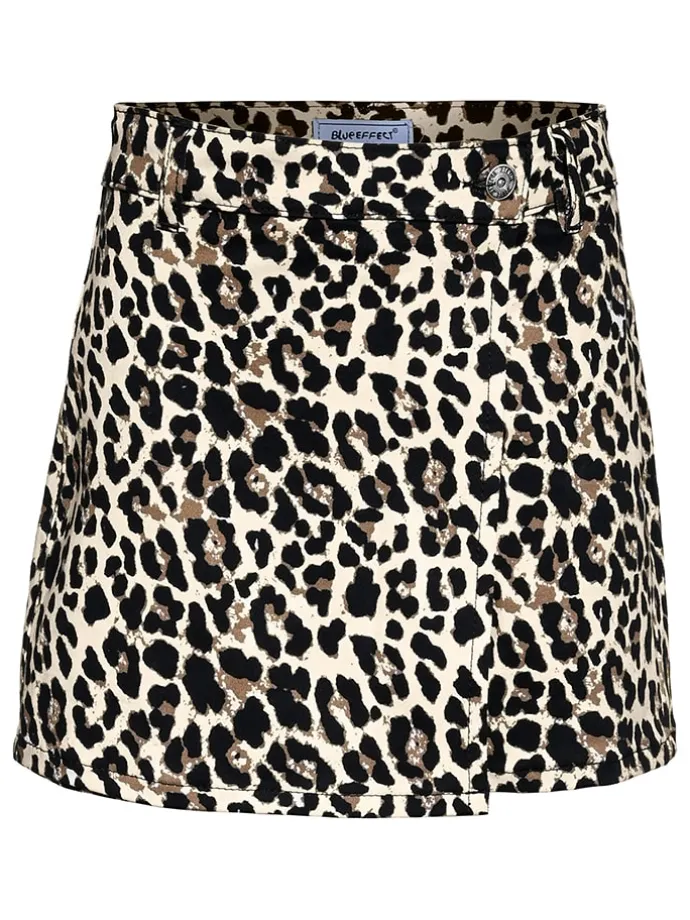 Skort in Beige/ Schwarz