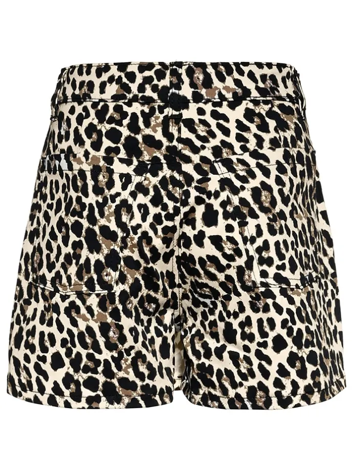 Skort in Beige/ Schwarz
