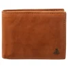 SL.14530 wallet style Kairos Geldbörse Leder Querformat in cognac