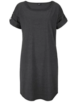 Sleepshirt in anthrazit-meliert