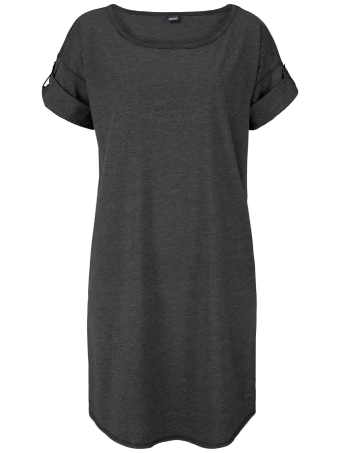Sleepshirt in anthrazit-meliert