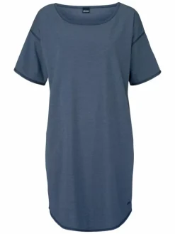 Sleepshirt in jeans-meliert