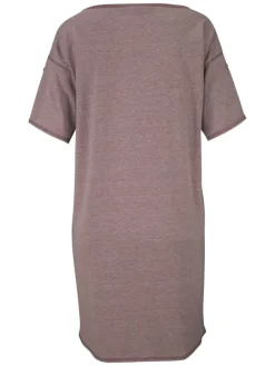 Sleepshirt in mauve-meliert