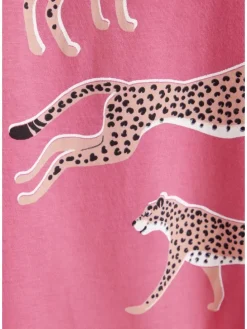 Sleepshirt in pink-gemustert