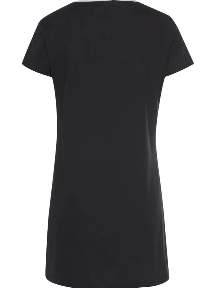 Sleepshirt in schwarz-rot-gelb-weiß