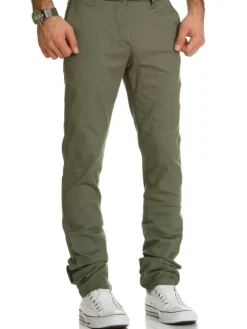 Slim Chino ANDREW in Olive