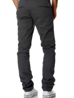 Slim Fit Chino mit Stretch WASHINGTON in Anthrazit