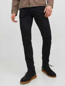 Slim Fit Skinny Jeans JJIGLENN JJFELIX in Schwarz