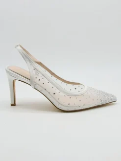 Slingpumps in Weiß