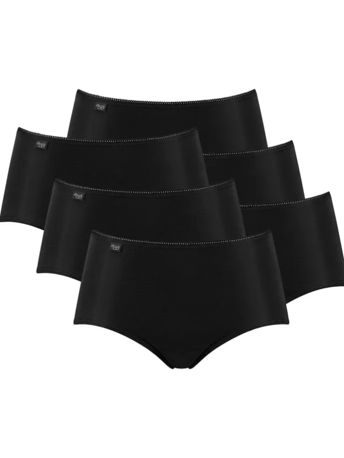 Slip 6er Pack in schwarz