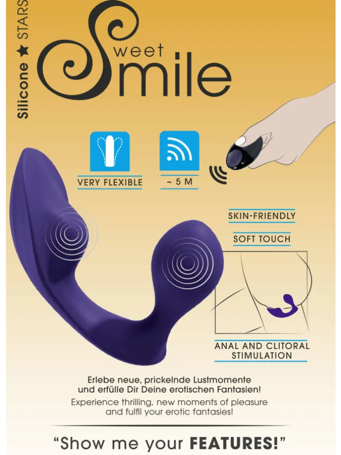Slip-Analvibrator RC Anal Panty Vibrator in lila