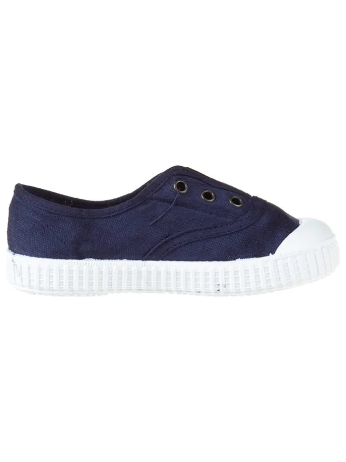 Slipper in Dunkelblau