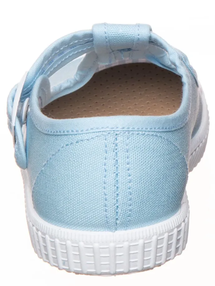 Slipper in Hellblau