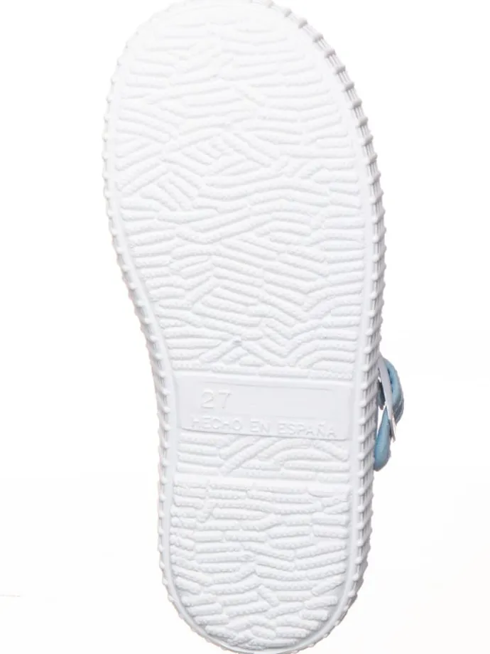 Slipper in Hellblau