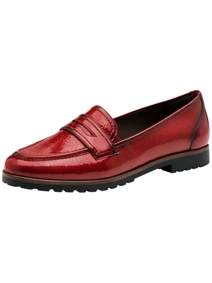 Slipper in RED PATEN