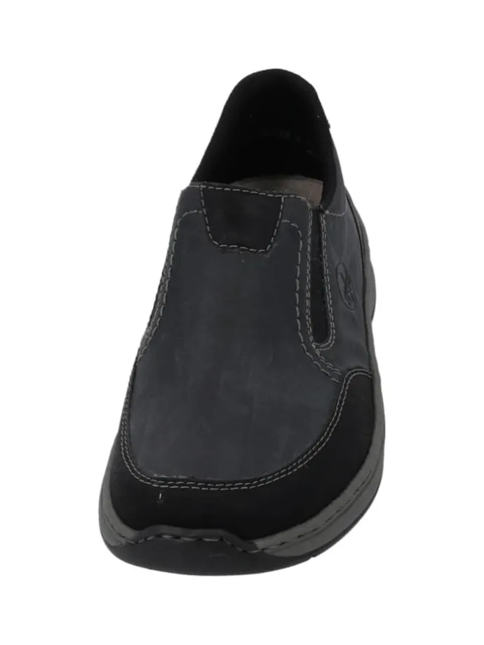 Slipper in schwarz/graphit