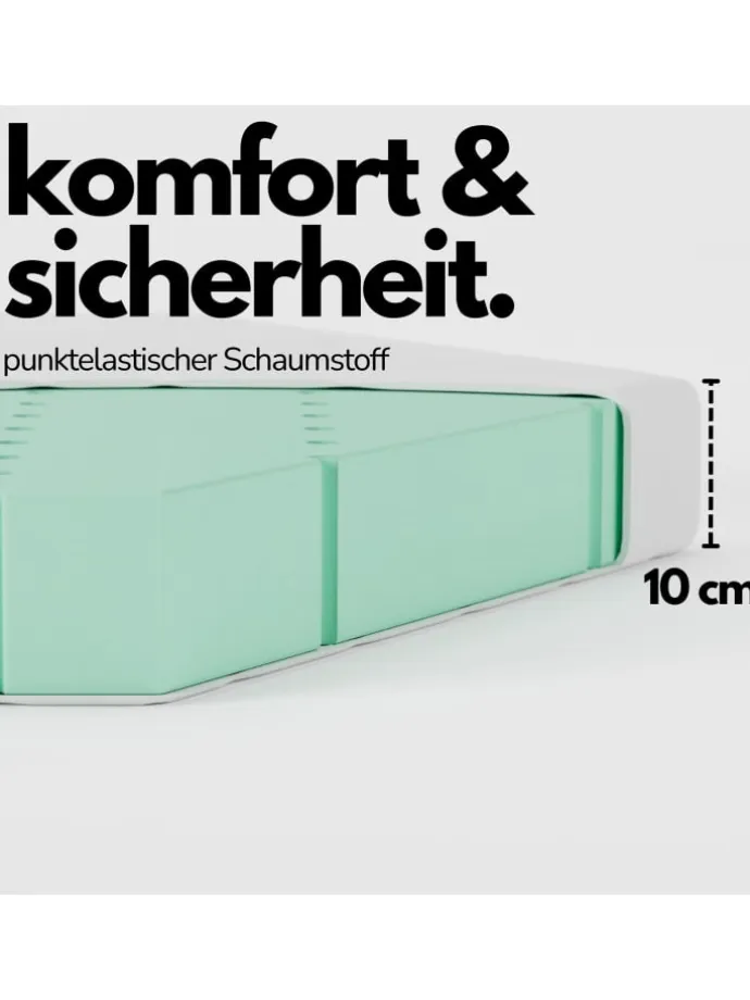 Sämann Babymatratze für Laufgitter 6-eckig CLOUD SleepPlus