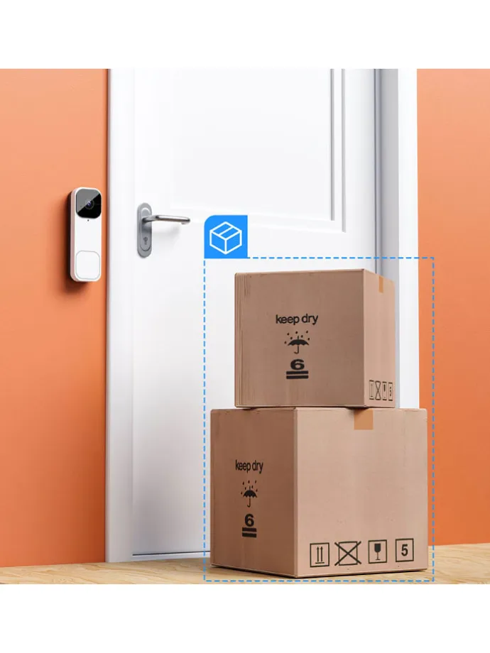 Smarte Türklingel mit Videofunktion "WOOX R4331" in Weiß