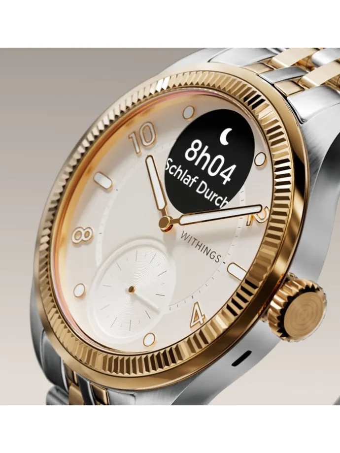 Smartwatch "Brilliant" in Gold/ Silber