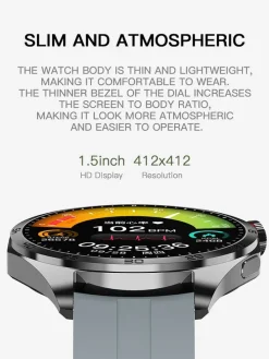 Smartwatch in Silber