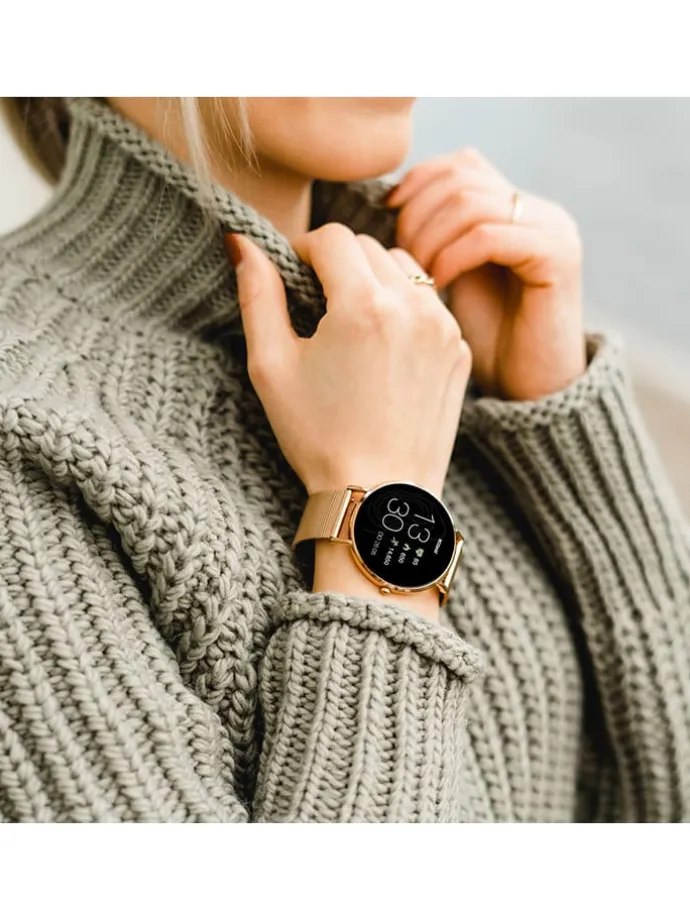 Smartwatch "Siona 2 ultra flach" in Roségold