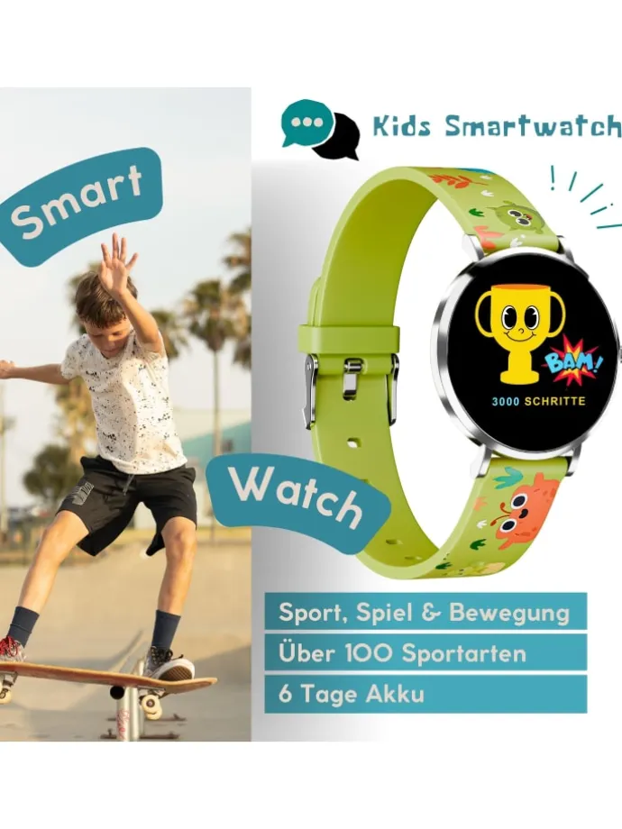 SMARTWATCH XCOAST KIDS LINO-Time Grün