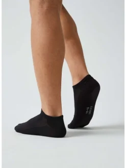Sneaker Socken aus Bio-Baumwolle 6 Paar in Schwarz