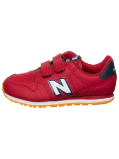 Sneakers "500B" in Braun/ Rot