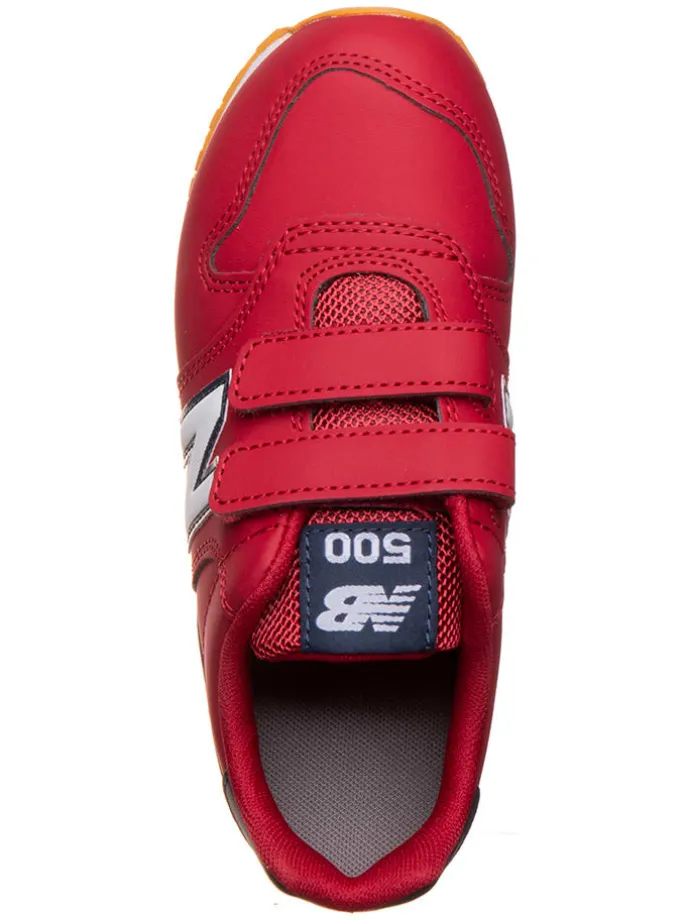 Sneakers "500B" in Braun/ Rot