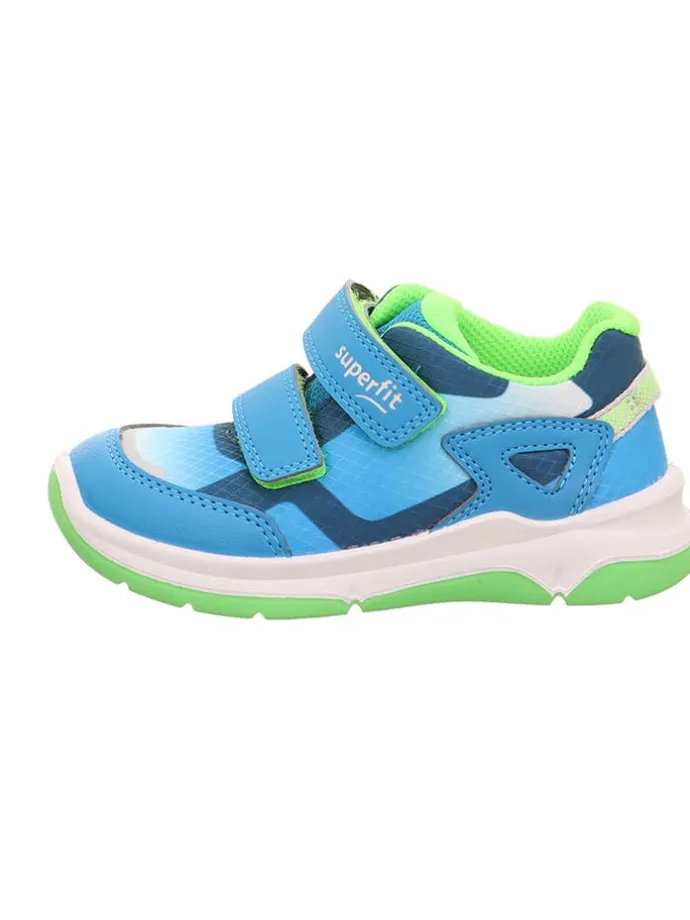 Sneakers "Cooper" in Blau/ Grün/ Weiß