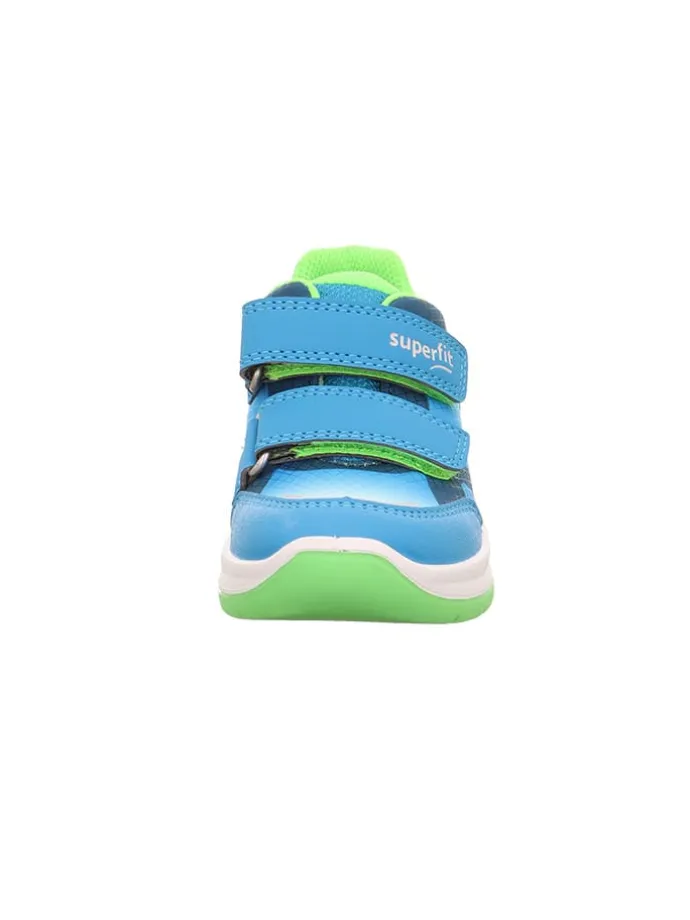 Sneakers "Cooper" in Blau/ Grün/ Weiß