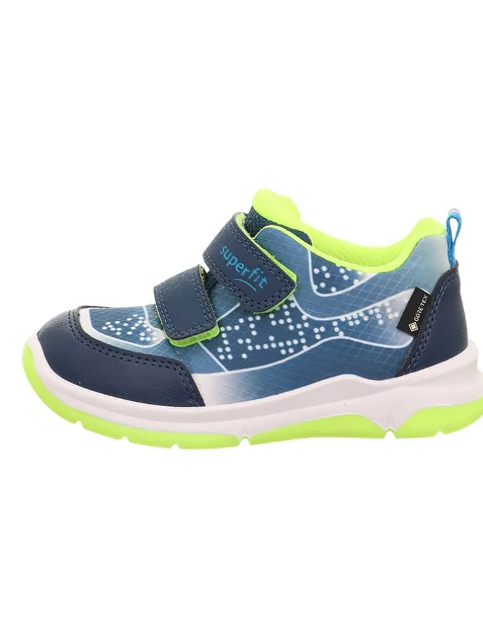 Sneakers "Cooper" in Dunkelblau/ Grün/ Weiß