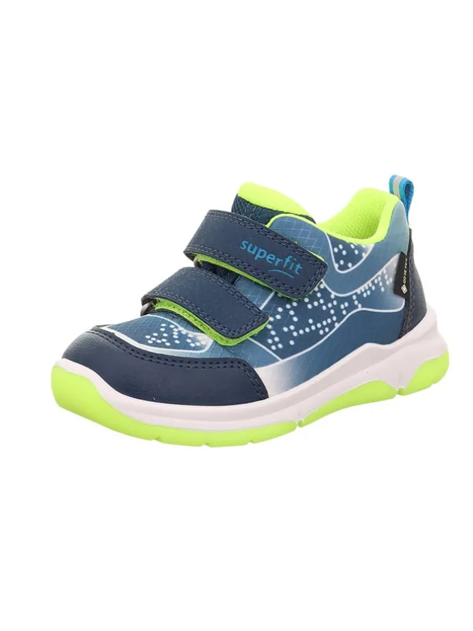 Sneakers "Cooper" in Dunkelblau/ Grün/ Weiß