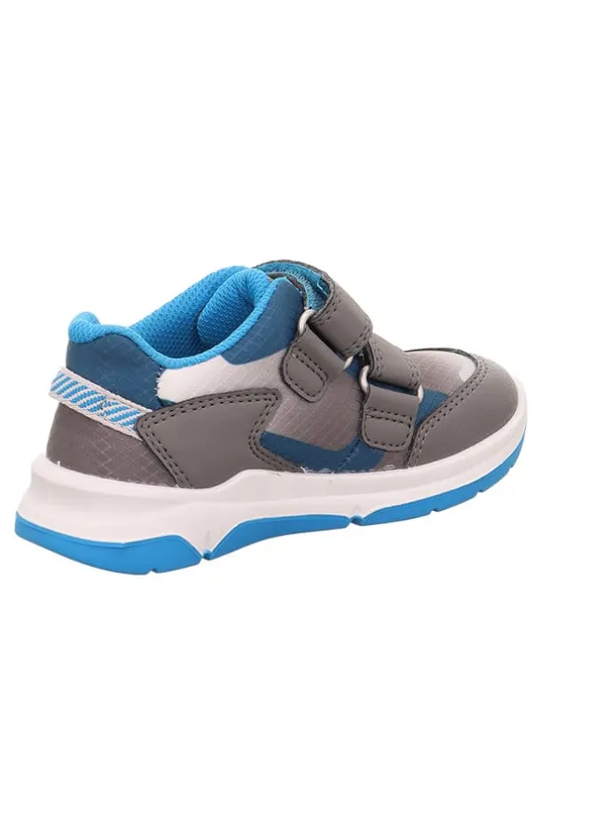 Sneakers "Cooper" in Grau/ Weiß/ Blau