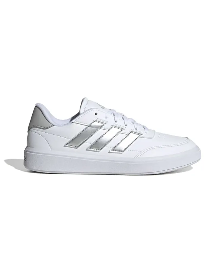 Sneakers "Courtblock" in Weiß/ Silber