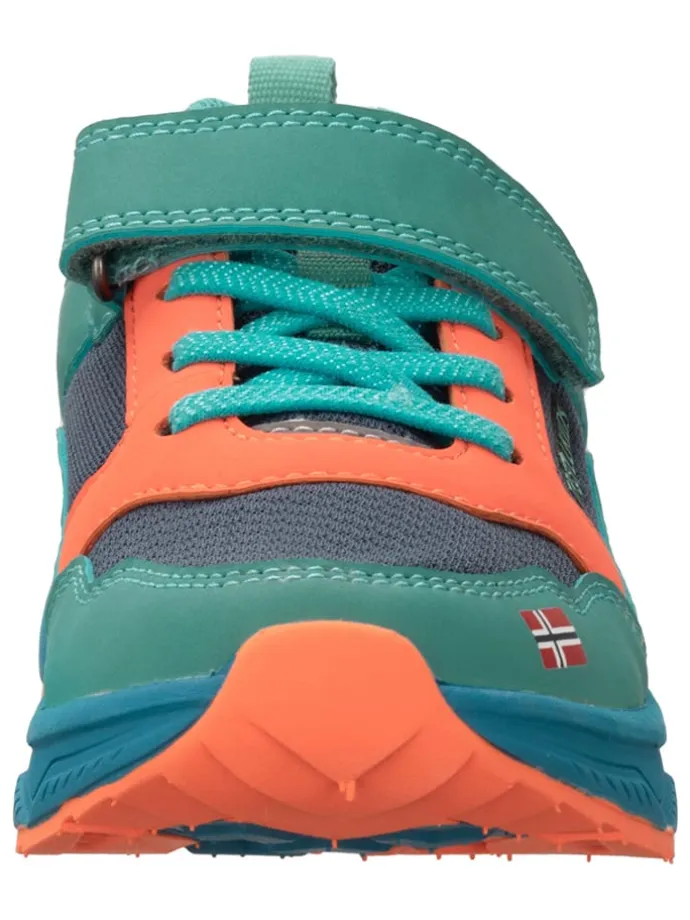 Sneakers "Haugesund" in Grün/ Orange