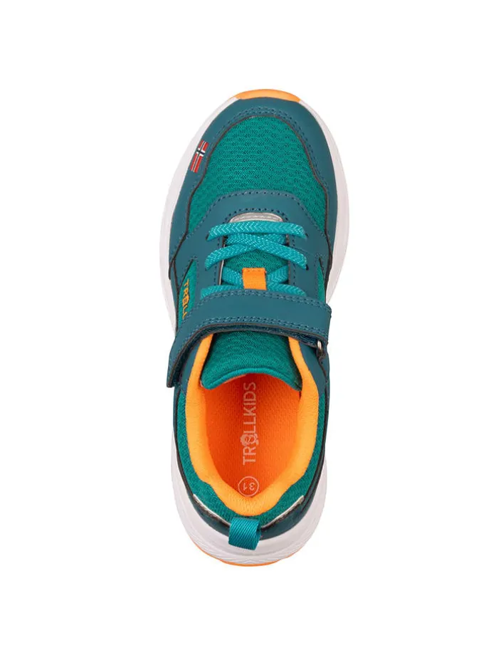Sneakers "Haugesund" in Grün/ Orange