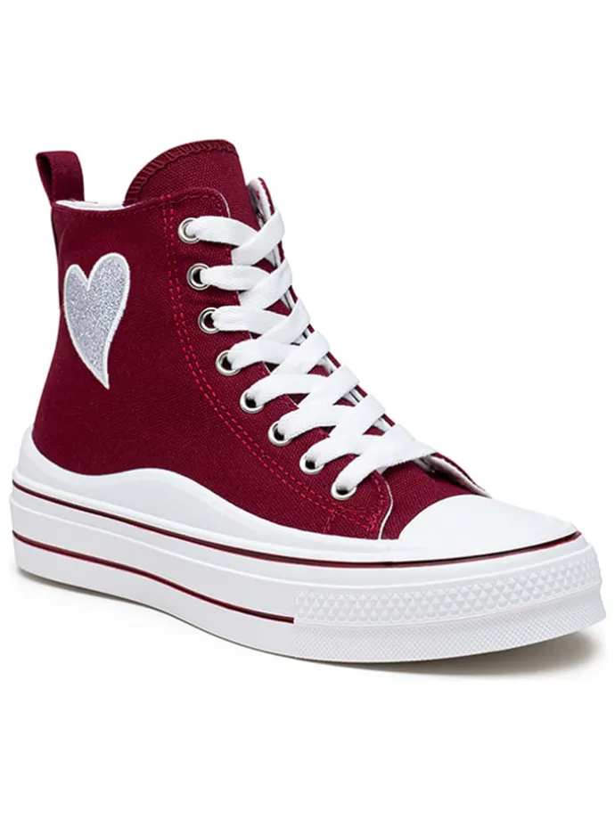 Sneakers in Rot