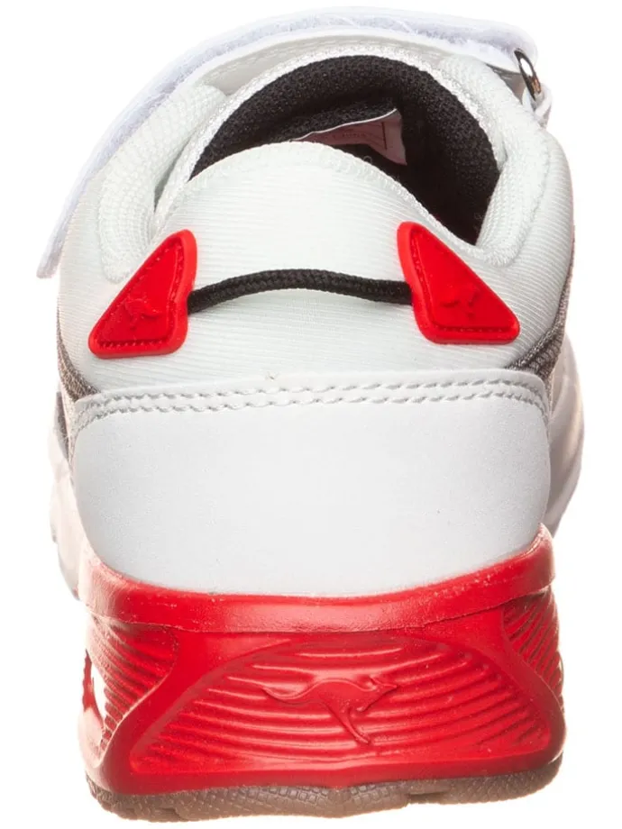Sneakers in Weiß/ Rot