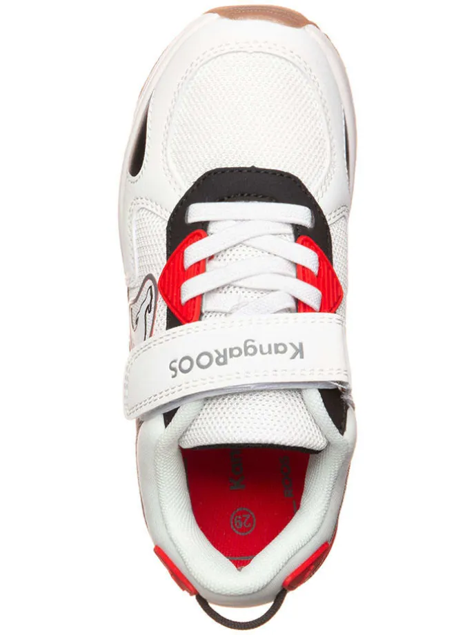 Sneakers in Weiß/ Rot