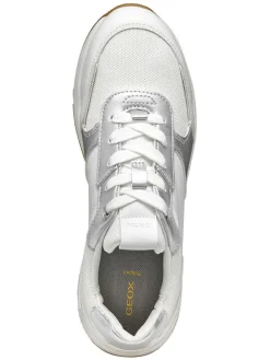 Sneakers in Weiß/ Silber