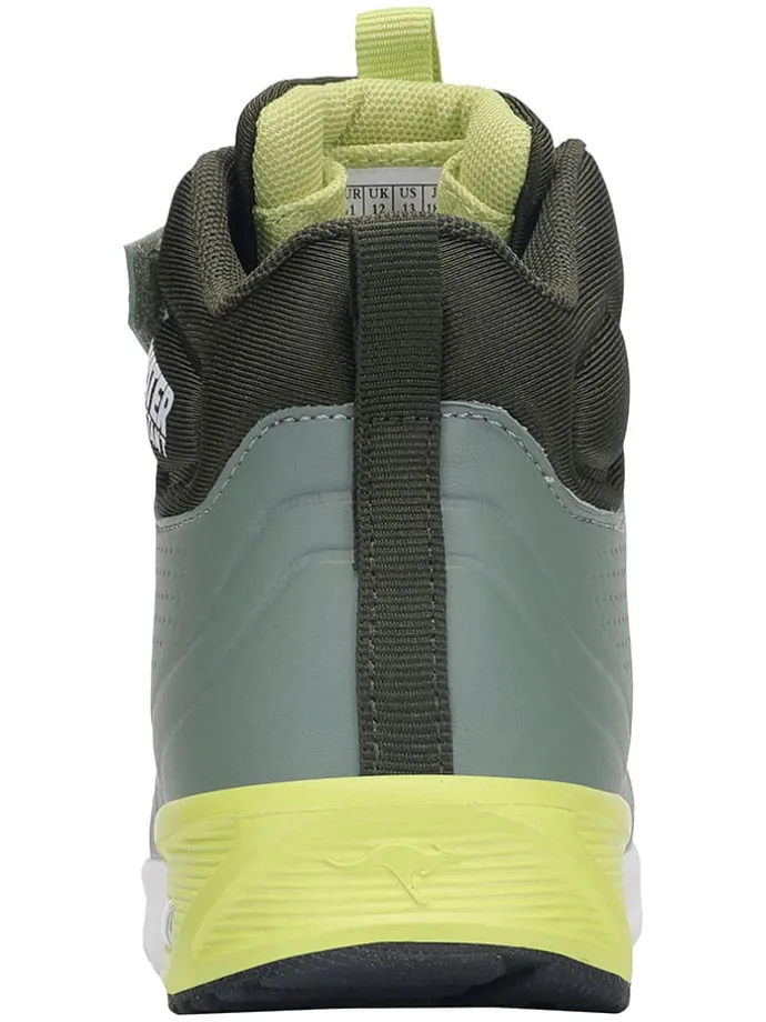 Sneakers "KX-Molbo Mid EV" in Grau/ Gelb