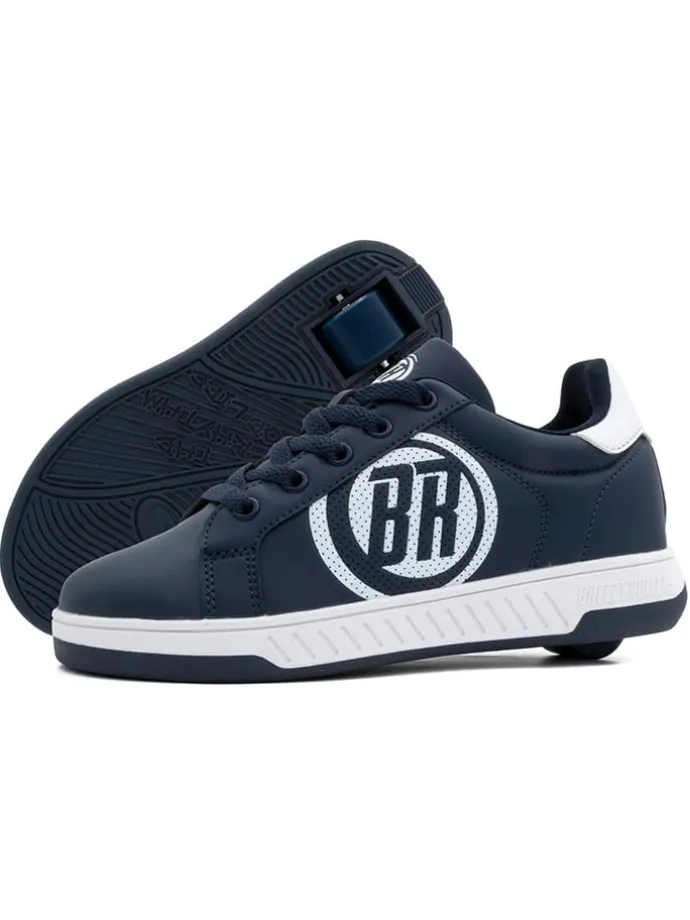 Sneakers mit Rollen in Dunkelblau/ Weiß