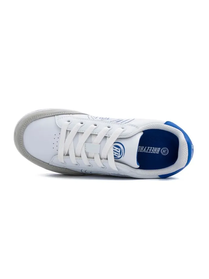 Sneakers mit Rollen in Weiß/ Blau