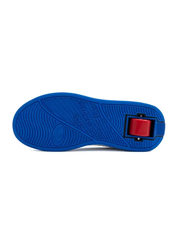 Sneakers mit Rollen in Weiß/ Blau
